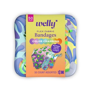 Welly Flex Fabric Bandages Color Changing
