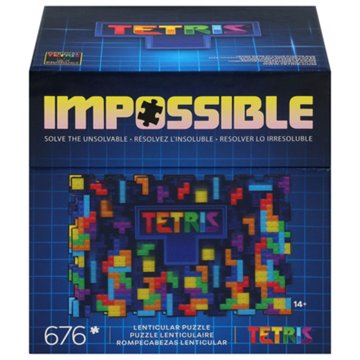 Spin Master Tetris Impossible Lenticular Puzzle, 676 pc