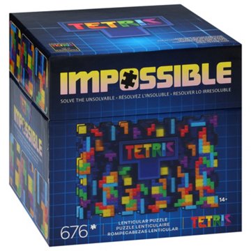 Spin Master Tetris Impossible Lenticular Puzzle, 676 pc