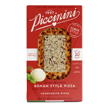Piccinini Roman-Style Pizza - Margherita Pinsa, 12.5 oz
