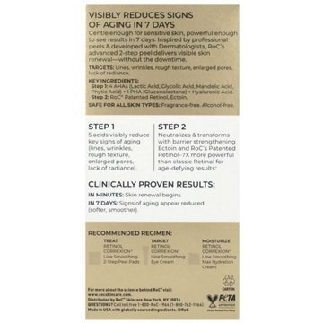 RoC Retinol Correxion Line Smoothing 2-Step Peel Pads