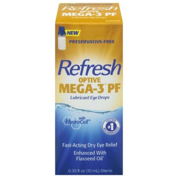 Refresh Optive Mega 3 Preservative Free Eye Drops