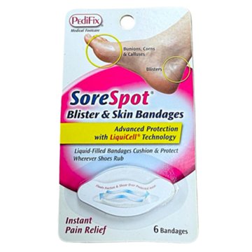 PediFix Sore Spot Blister & Skin Bandages, 6 ct