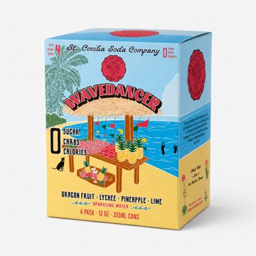 St. Cecilia Soda Company Wavedancer Sparkling Water 4 pk Cans