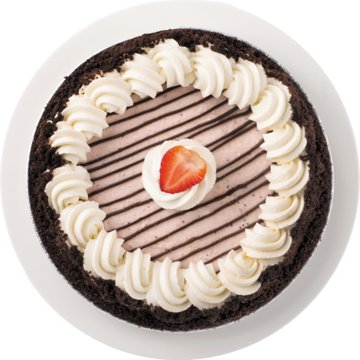 H-E-B Bakery Chocolate Strawberry Cream Cold Pie, 9"