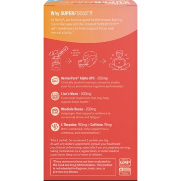 Nello Super Focus Drink Mix Fruit Punch