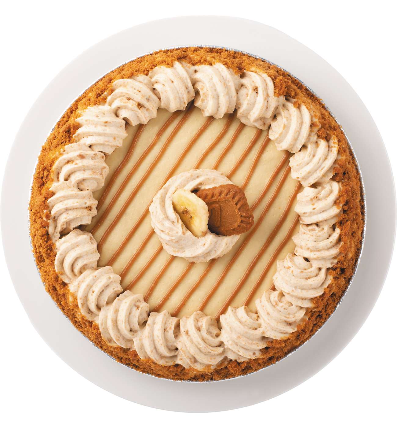 H-E-B Bakery Banana Biscoff Cream Cold Pie; image 1 of 2