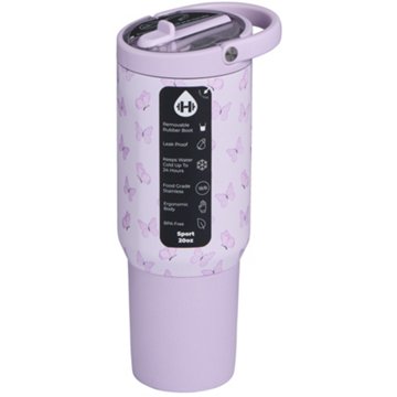 HydroJug Stainless Steel Sport Bottle - Flutter, 20 oz
