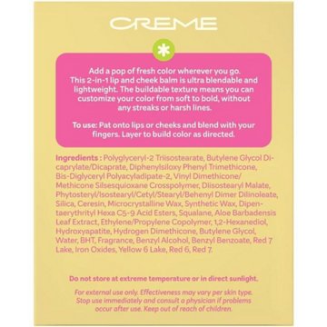 The Crème Shop Kiss & Blush Lip Cheek Balm - Cherry Squeeze