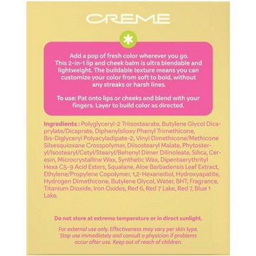 The Crème Shop Kiss & Blush Tinted Lip & Cheek Balm - Berry Milkshake