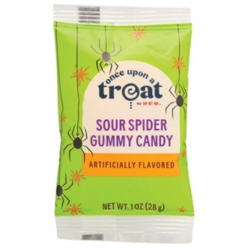 Once Upon a Treat by H-E-B Sour Spider Gummy Candy Cauldron