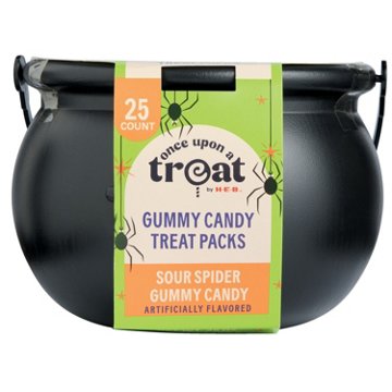 Once Upon a Treat by H-E-B Sour Spider Gummy Candy Cauldron