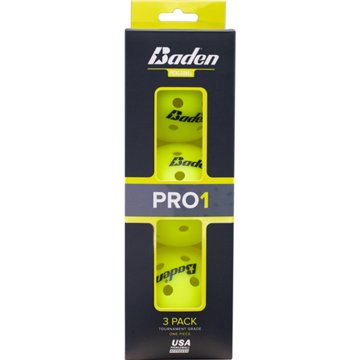 Baden Pro1 Pickleball 3 pk Balls