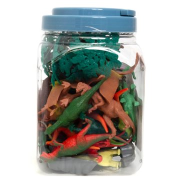 Boley The Wild Dinosaurs Big Bucket, 40 pc
