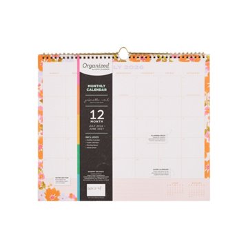 The Happy Planner 12 Month Wall Calendar - Sunshine Floral