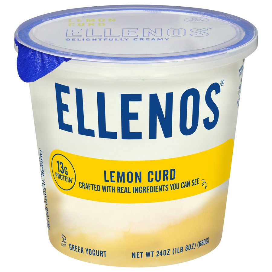 Ellenos Lemon Curd Greek Yogurt, 24 oz | Central Market - Really Into Food