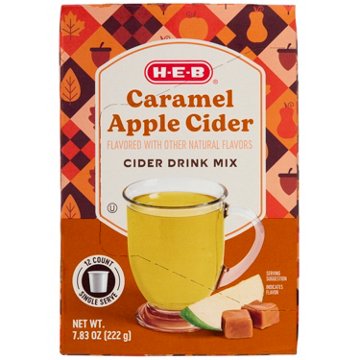 H-E-B Caramel Apple Cider Drink Mix Single Serve Cups