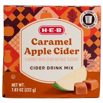 H-E-B Caramel Apple Cider Drink Mix Single Serve Cups