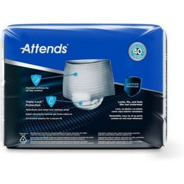 Attends Underwear for Men - Large, 18 ct