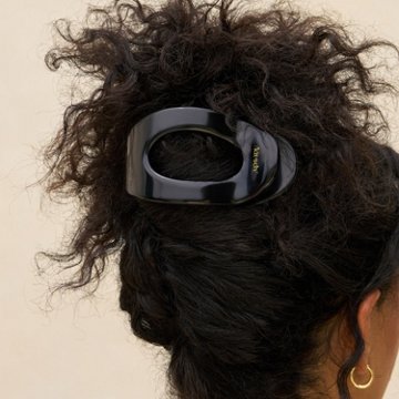 Kitsch Large Flat Cloud Claw Clip - Black