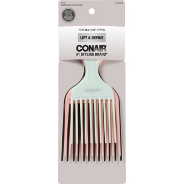 Conair Lift & Define Pick Comb Pack, 3 ct
