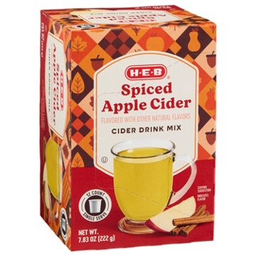 H-E-B Spiced Apple Cider Drink Mix Single Serve Cups