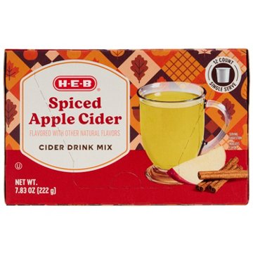 H-E-B Spiced Apple Cider Drink Mix Single Serve Cups