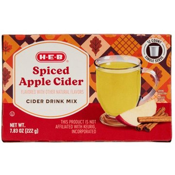 H-E-B Spiced Apple Cider Drink Mix Single Serve Cups