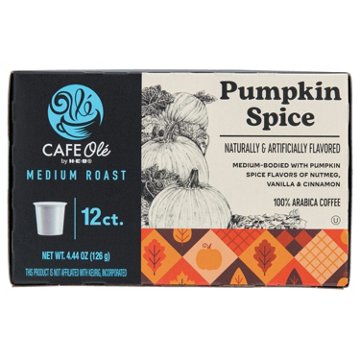 CAFE Olé by H-E-B Pumpkin Spice Medium Roast Single Serve Coffee Cups