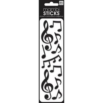 The Happy Planner Stickers - Music Notes Puffy