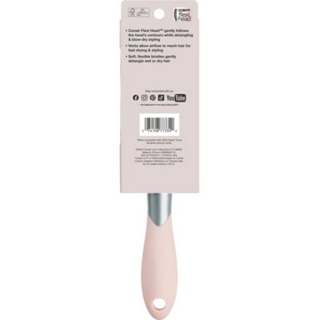 Conair Velvet Touch Flexi Fast Dry Hair Brush - All Hair Types