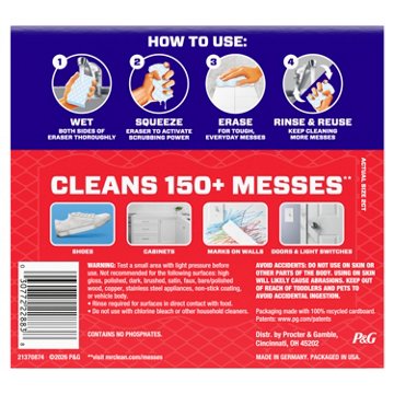 Mr. Clean Magic Eraser Whole Home Extra Durable, 2 ct