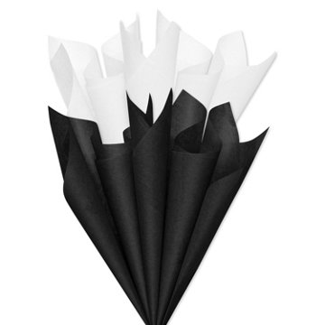 American Greetings Halloween Tissue Paper - Black & White Tissue Paper, 12 ct