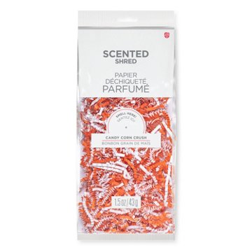 American Greetings Candy Corn Scented Shred Tissue for Fall - Orange & White