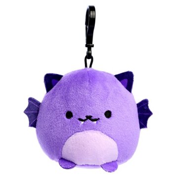 American Greetings Halloween Plush Ghost Keychain, 3.25" x 3.25"