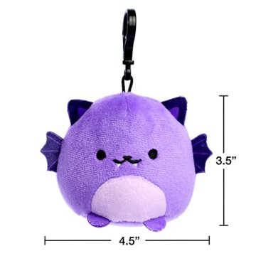 American Greetings Halloween Plush Ghost Keychain, 3.25" x 3.25"