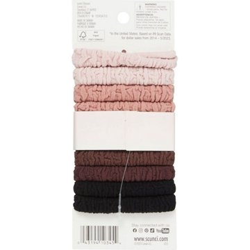 Scunci Unbreakable Gentle Hold Seamless Hair Ties - for Fine Hair