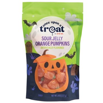 Once Upon a Treat by H-E-B Sour Jelly Orange Pumpkins