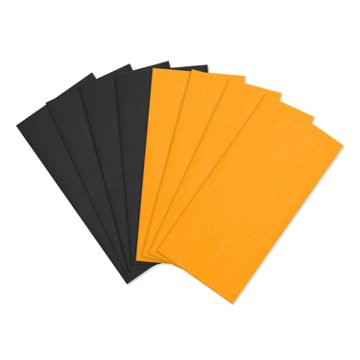 American Greetings Orange & Black Tissue Paper for Halloween, 8 ct