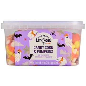 Once Upon a Treat by H-E-B Candy Corn & Pumpkin Autumn Mix Tub
