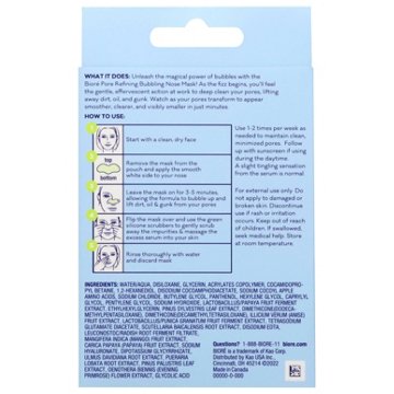 Biore Pore Minimizing Bubbling Nose Mask Strips