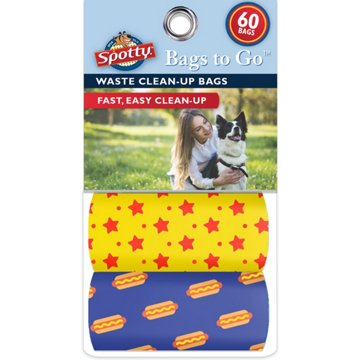 Spotty Waste Clean-Up Bags, 60 ct