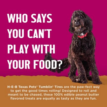 H-E-B Texas Pets Tumblin' Tires - Peanut Butter