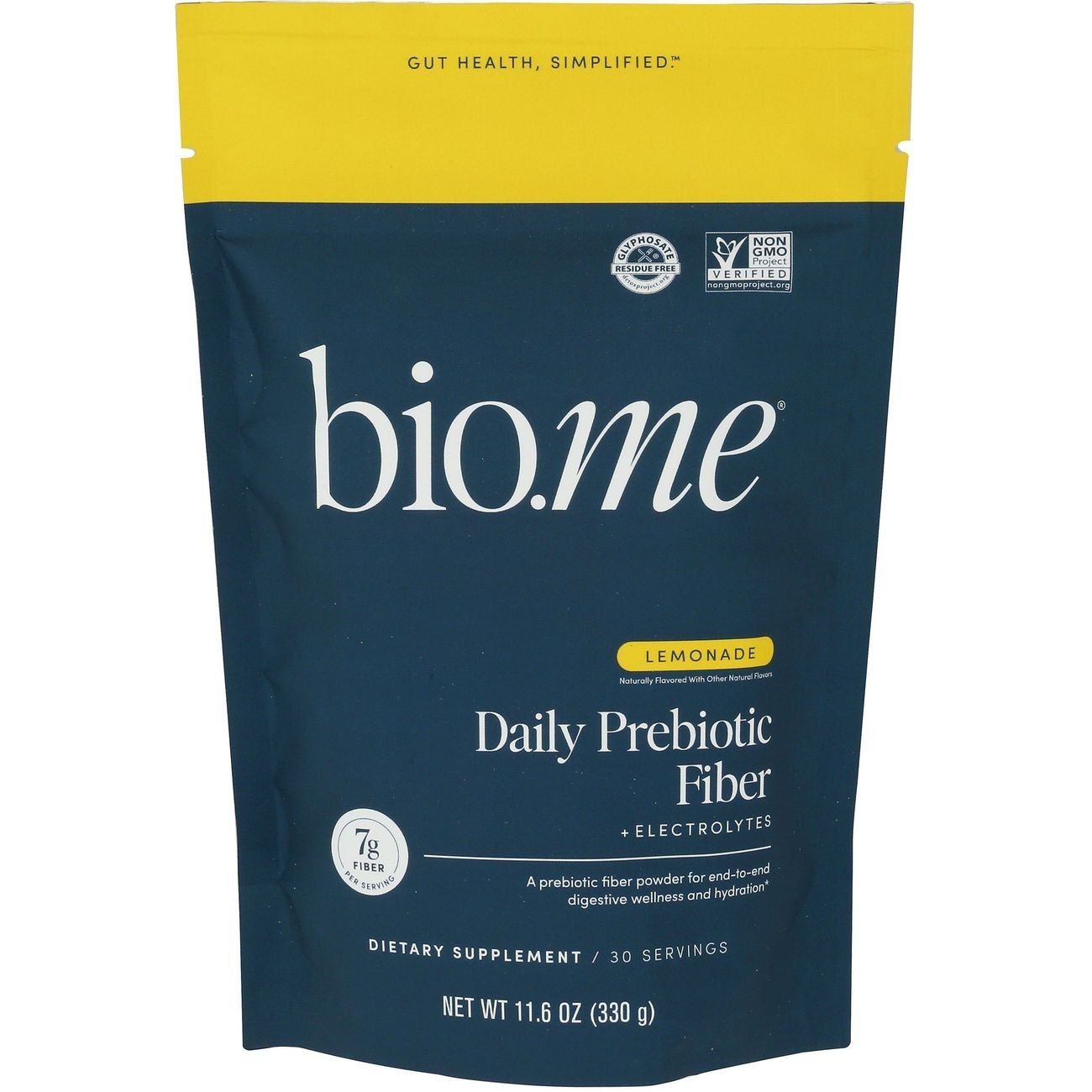 bio.me Daily Prebiotic Fiber and Electrolytes Lemonade - Shop Diet ...