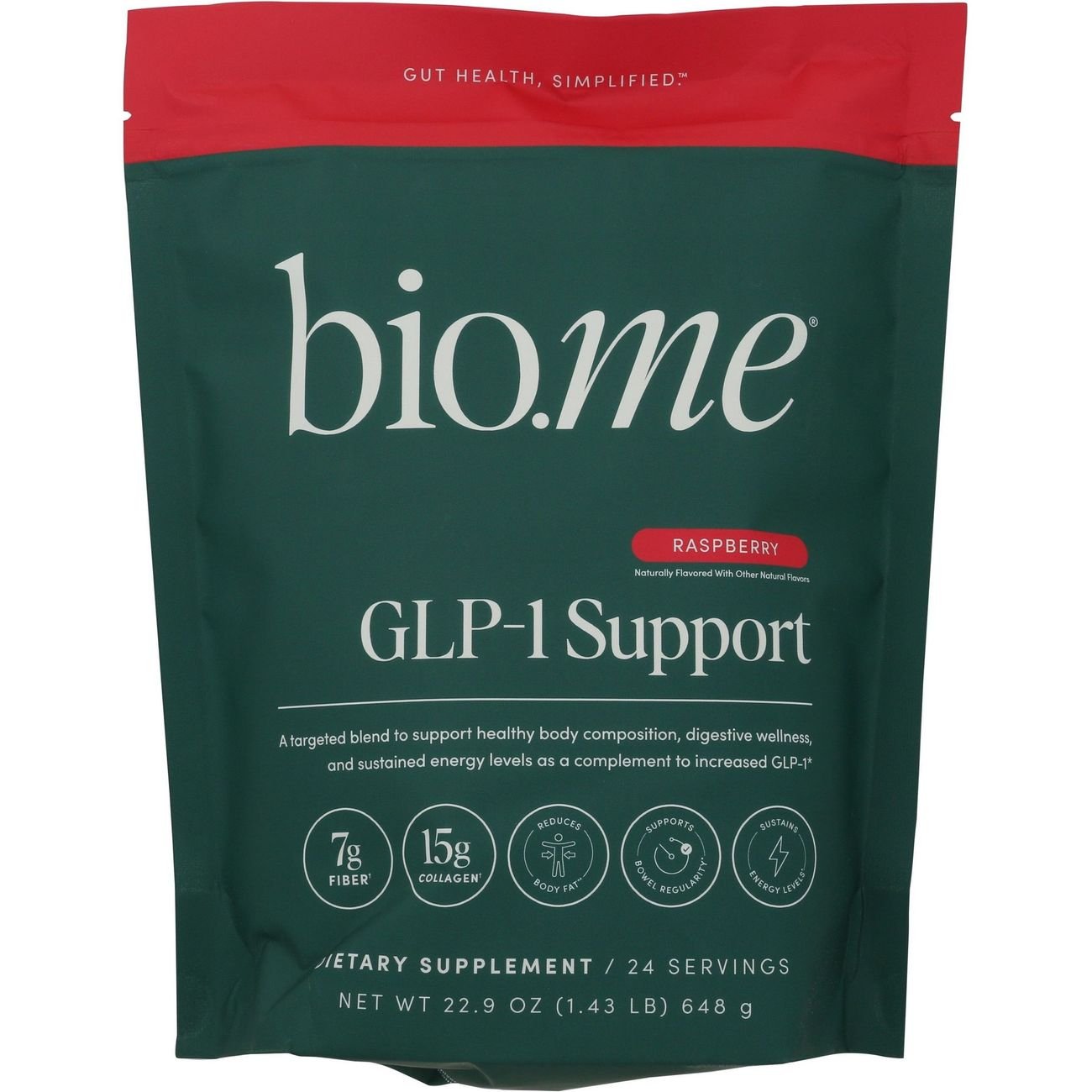 bio.me Daily Prebiotic Fiber GLP-1 Support - Shop Diet & fitness at H-E-B