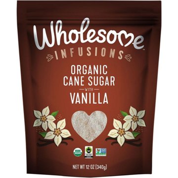 Wholesome Organic Cane Sugar with Vanilla, 12 oz