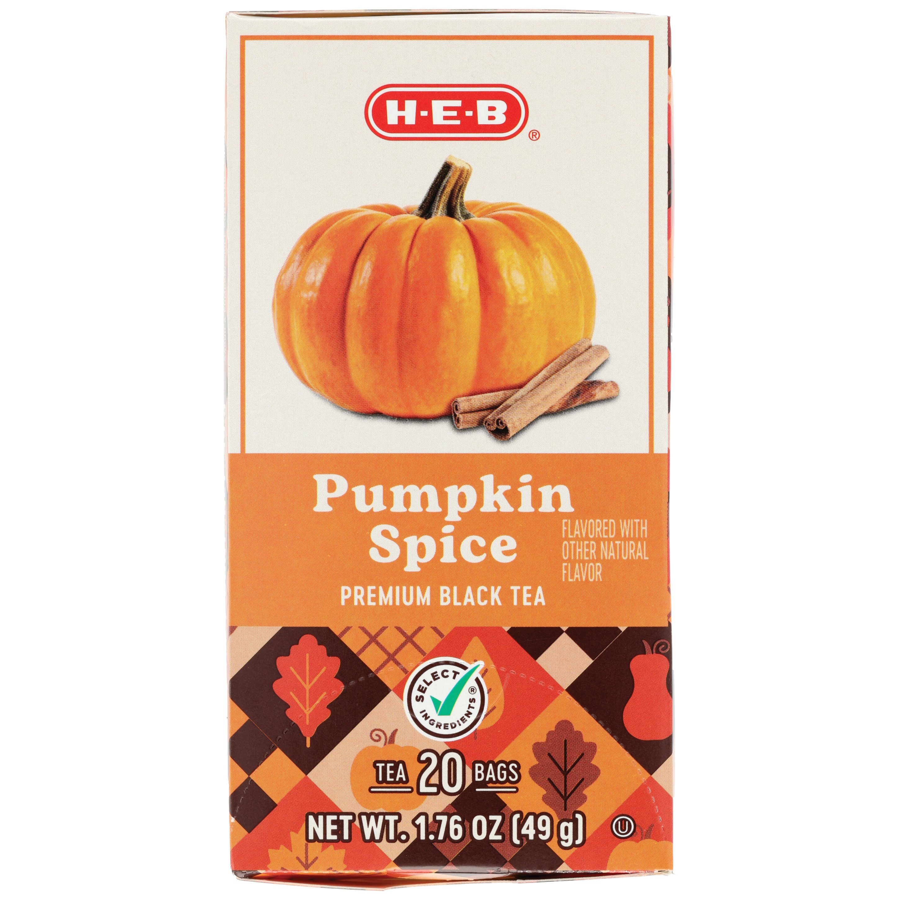 H-E-B Pumpkin Spice Black Tea Bags - Shop Tea at H-E-B