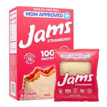 Jams Peanut Butter & Strawberry Jam Sandwiches, 4 ct