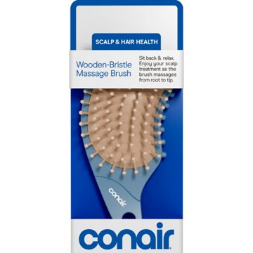 Conair Wooden Bristle Massage Hair Brush