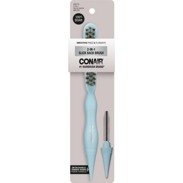 Conair 2-in-1 Slick Back Boar Bristle Hair Brush